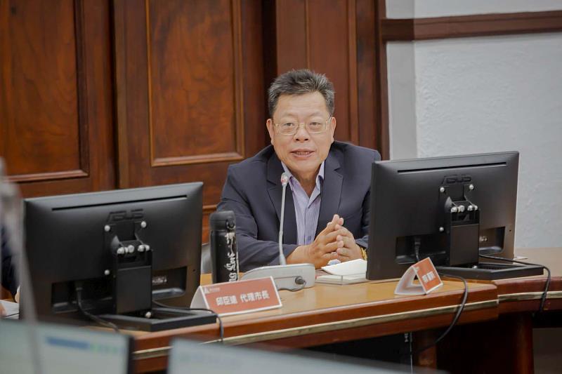 台水公司董事長李嘉榮致詞。