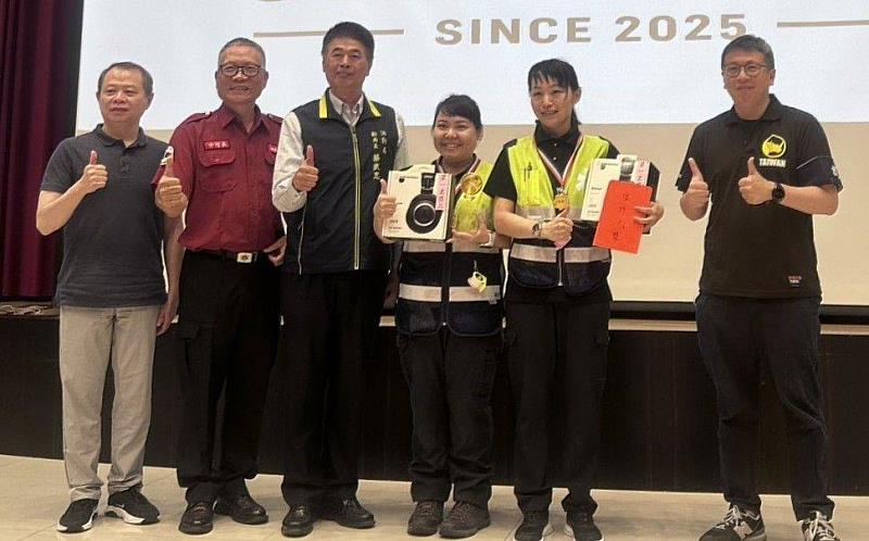 消防局蔡武忠副局長表示，這場競賽不只是技能切磋，更是對專業、臨場與團隊精神的綜合考驗。