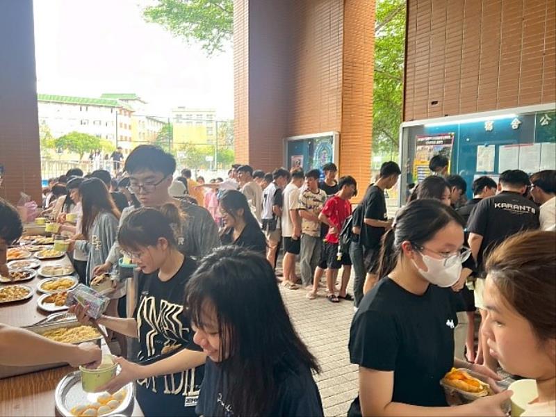 育達科大端午宿舍關懷活動美味嘉年華 「傳遞溫情,幸福端午」,暖心登場