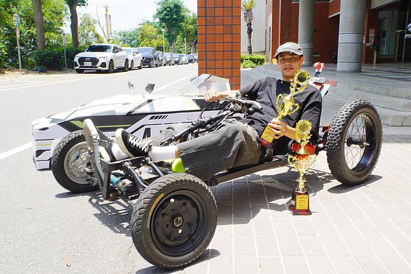大葉大學設計系車手王璽介紹獲勝策略