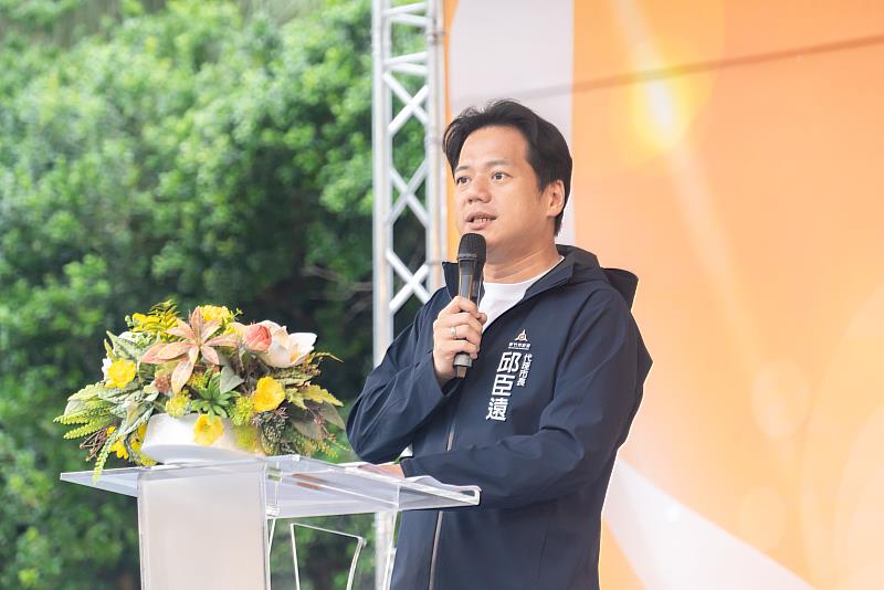 代理市長邱臣遠期盼透過音樂傳遞世代文化。