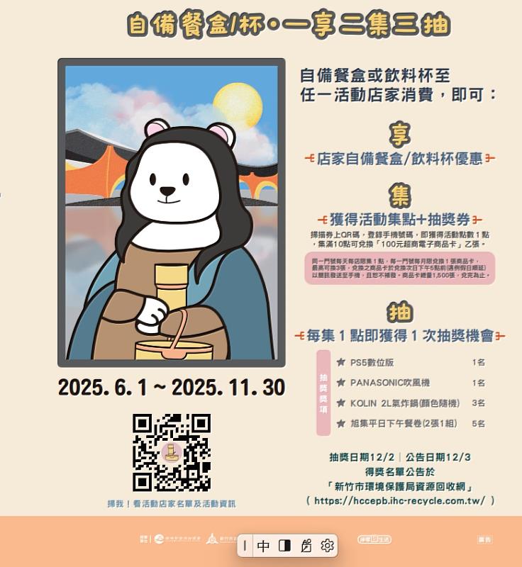 新竹環保咖自備活動114年5月DM
