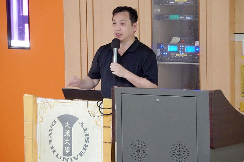 中華民國消防設備師士協會理事長何岫璁分享實務經驗