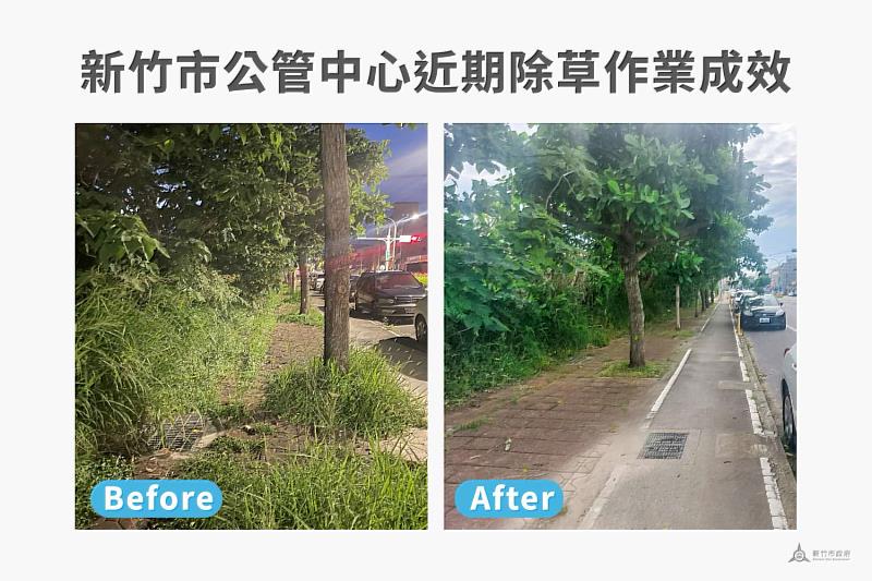 近期草木生長受氣候影響加劇 竹市公管中心強調例行作業未停歇、多點完成清整