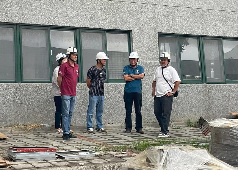 縣府協同台東觀光夜市促進會關心正氣路施工進度 盼早日完工展現觀光夜市新風貌