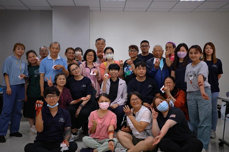 專業與心理韌性！臺東「災難情境特效傷妝工作坊」 增進急救應變能力