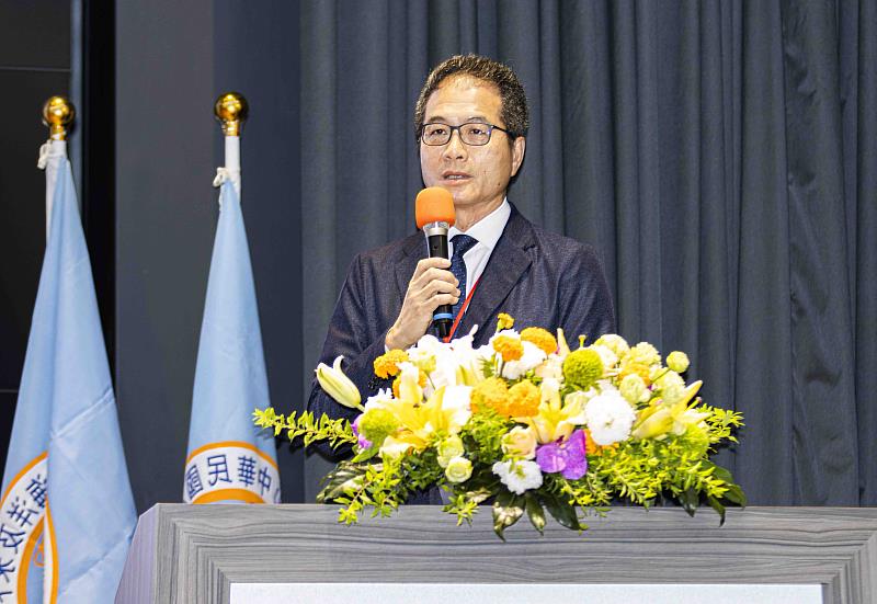 淡江大學許輝煌學術副校長開幕致詞。（圖／淡江大學提供）
