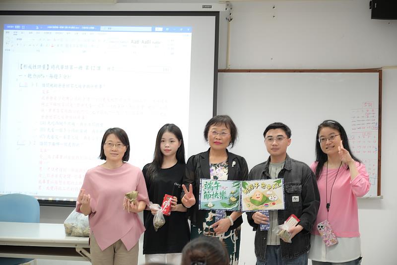 育達科大境外生端午關懷活動 溫情粽香伴境外生過端午佳節