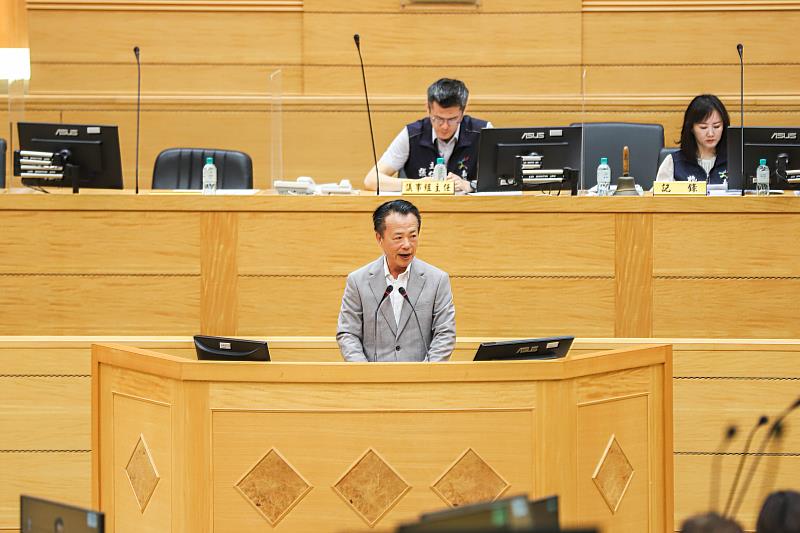 嘉義縣議會第20屆第5次定期大會，翁章梁進行施政總報告-2