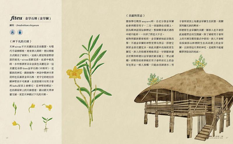 《鄒的植物書》介紹鄒族與自然植物間的傳統故事與利用