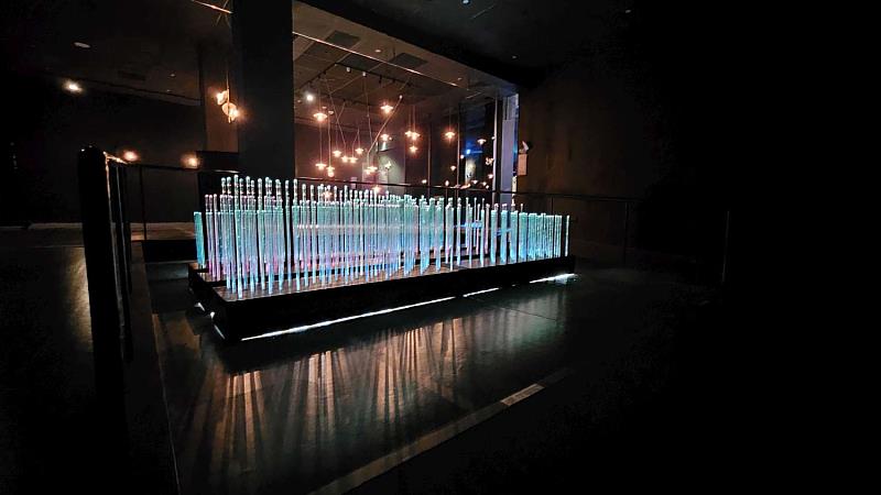 《竹風光舞》作品照。