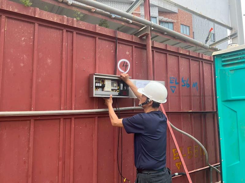 5.營建工地空品感測器連動自動灑水設備