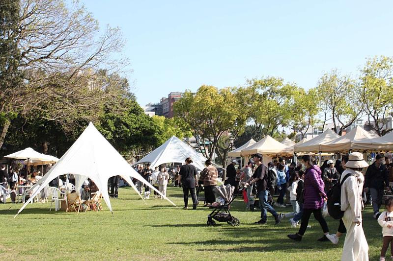 3月份《2025風之市/采風集》市集於北大公園辦理大獲好評。