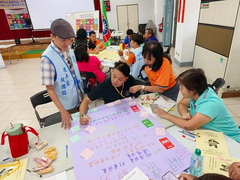 救國團臺南市團委會舉辦「弱勢及主題公益活動規劃與執行研討會」義工研習