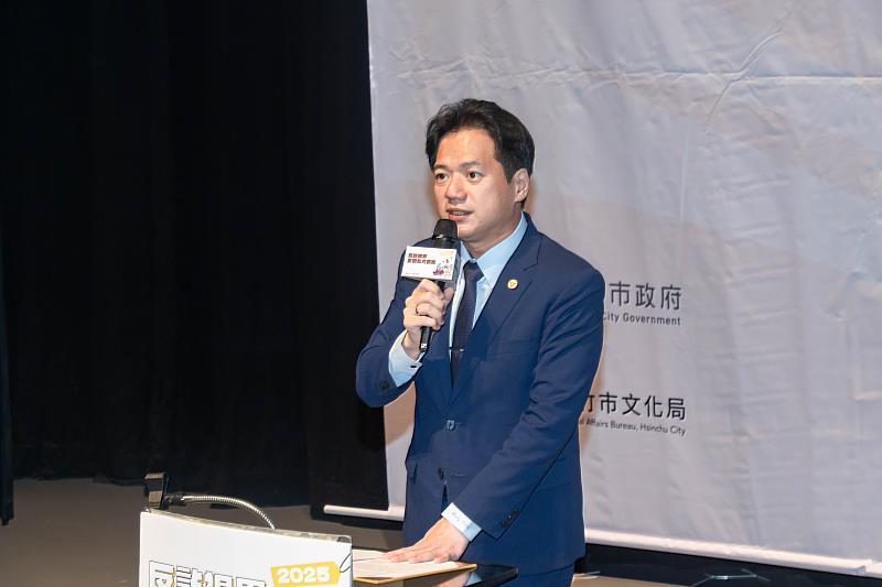 代理市長邱臣遠致詞期盼透過影像讓更多人參與「識詐、防詐、拒詐」。