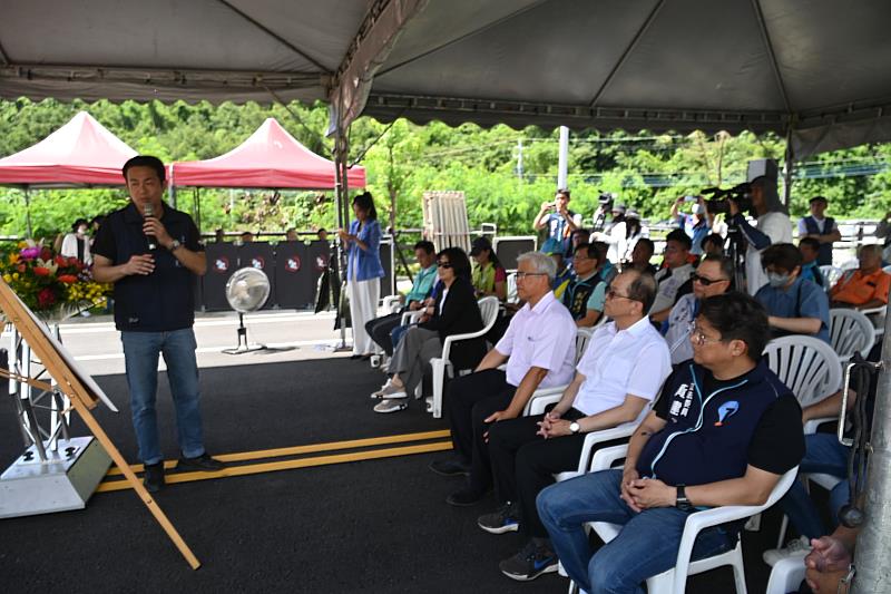 觀光發展再躍進 打通知本溫泉區交通動脈！龍馬大道正式通車 饒慶鈴:持續提升在地交通及觀光品質