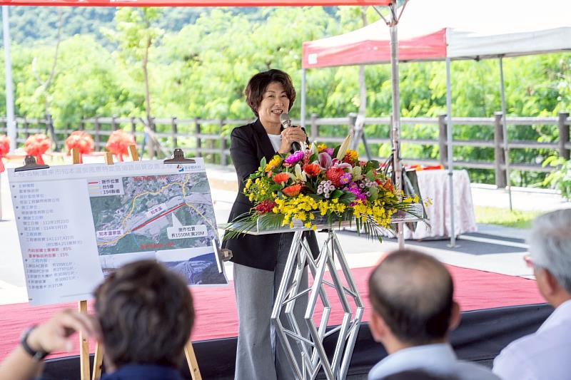 觀光發展再躍進 打通知本溫泉區交通動脈！龍馬大道正式通車 饒慶鈴:持續提升在地交通及觀光品質