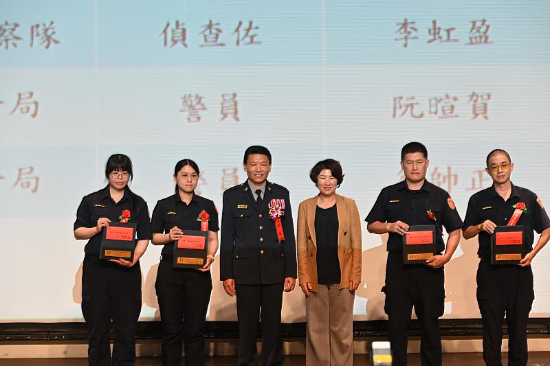 讓溫暖走入社區 臺東縣警察局表揚績優社區家庭暴力防治官