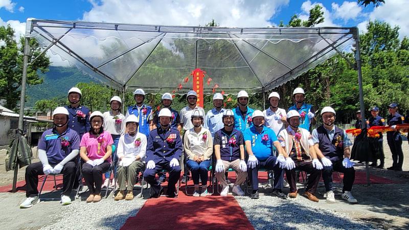 臺東關山分局待勤室今動工 饒慶鈴:為警察同仁打造優質勤務環境