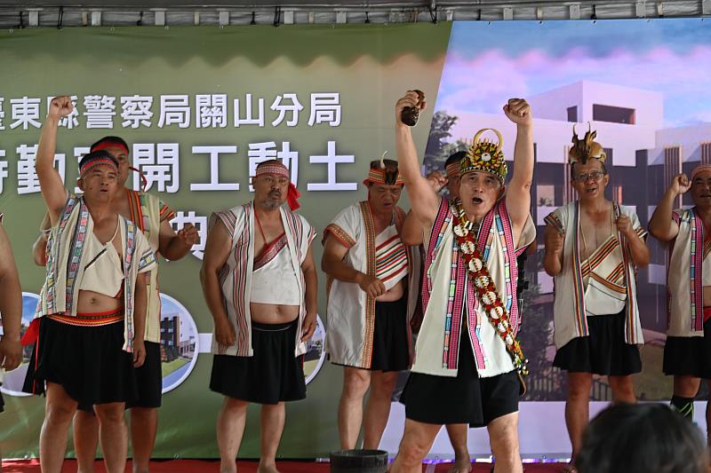 臺東關山分局待勤室今動工 饒慶鈴:為警察同仁打造優質勤務環境