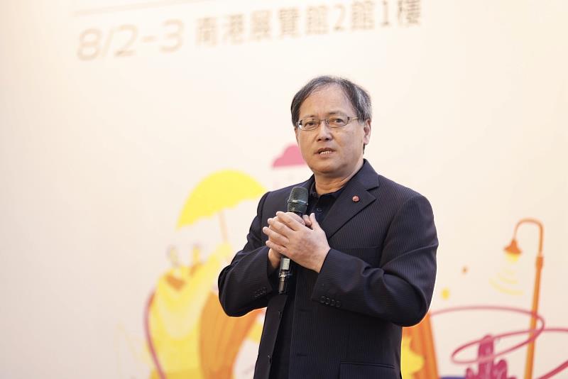 外貿協會王熙蒙秘書長致詞。(貿協提供)
