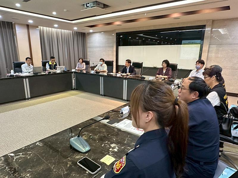 圖一 校園安全會議現場實況