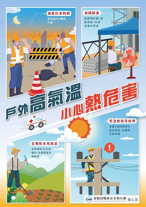 戶外高氣溫宣導圖