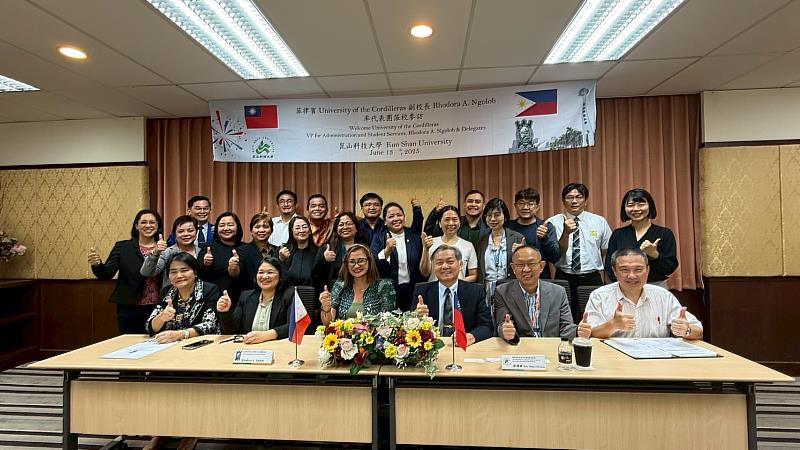 崑山科大與菲律賓科迪勒拉大學攜手簽署MOU，共創國際化學習環境