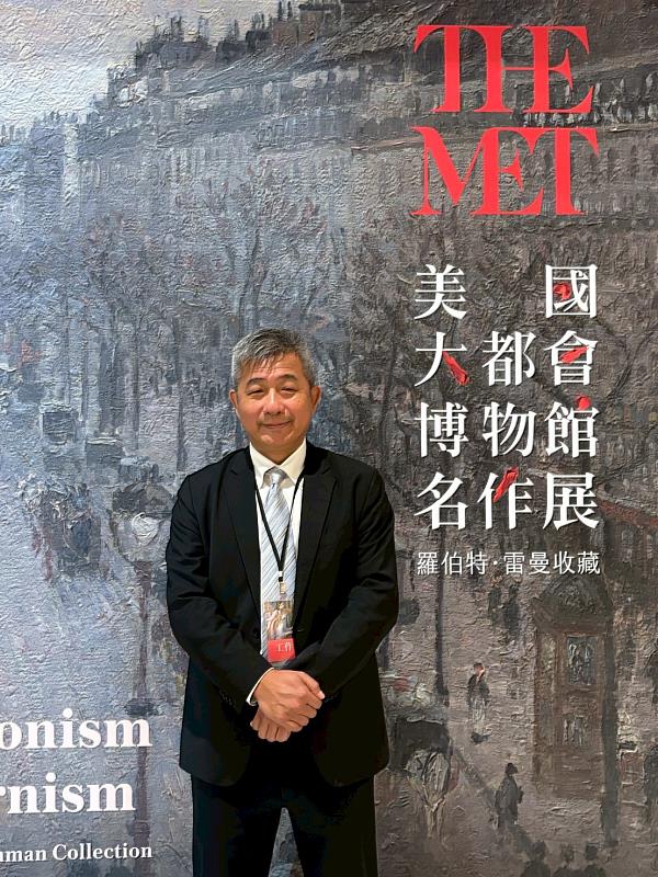 大都會博物館名作展，集結38位藝術家共81件經典名作，已是台灣近年來少見的大型藝文展，更是林宜標歷經三年洽談，終於來台展出的得意之作。(圖/政大EMBA提供)