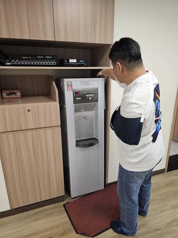 圖3. 稽查各場所飲水機。
