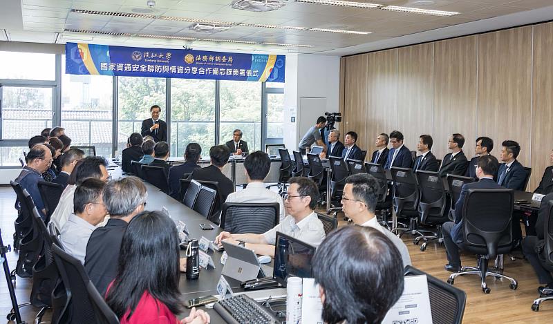 淡江大學校長葛煥昭致詞。（圖／淡江大學提供）