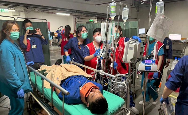 國際人道救援綜合演練活動實照。