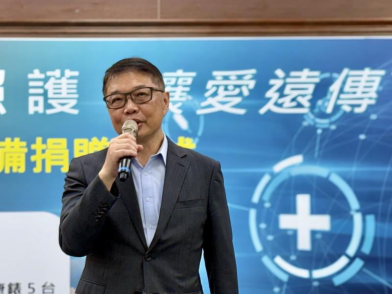 三、電訊基金會秘書長、遠傳執行副總曾詩淵表示，很榮幸代表電訊基金會捐贈心血管檢測設備，也代表遠傳投入技術與服務資源，共同提升醫療可近性。