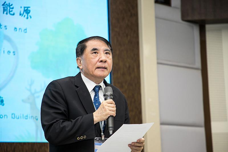 許泰文校長致詞感謝各界參與,呼籲攜手面對氣候與能源的全球挑戰