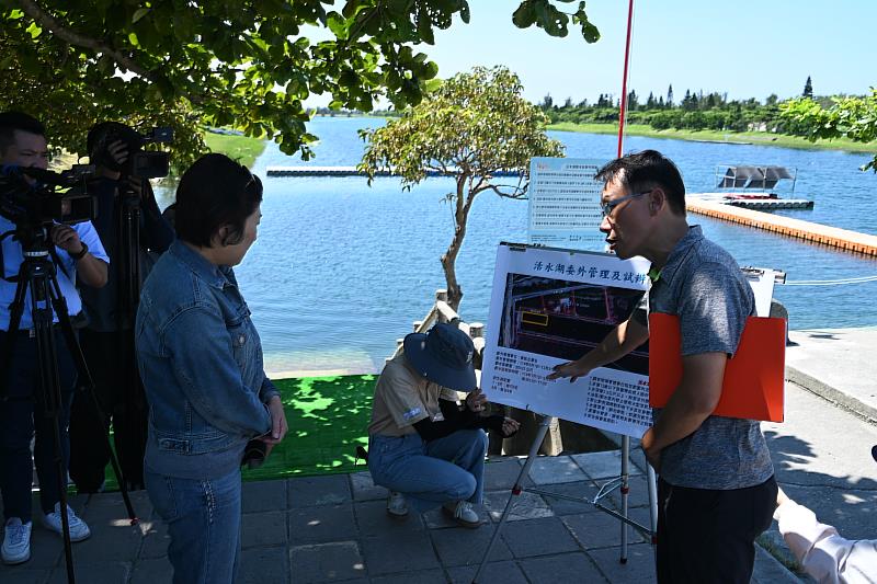 臺東活水湖暑假試辦戲水區開放游泳　森林公園票價同步調整 饒慶鈴：提升遊憩品質 守護安全第一