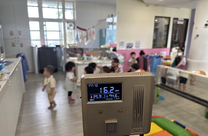 嘉縣室內推自主管理標章，托嬰空品有保障