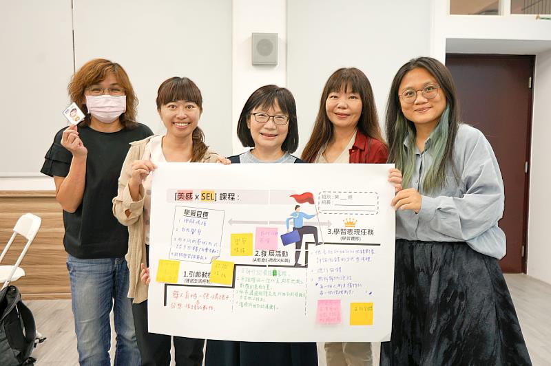 計畫協同主持人也是臺北市立大學音樂學系的林小玉教授用「用心靈感動心靈,用生命影響生命」,勉勵所有在第一線投入美感教育的老師,並感謝所有參與教師的用心與堅持
