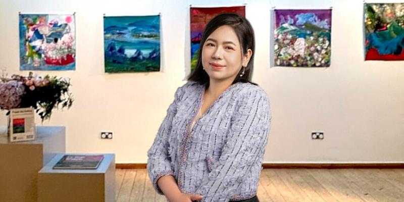 花漾量子文化創辦人黃韶琴。(圖/黃韶琴提供)