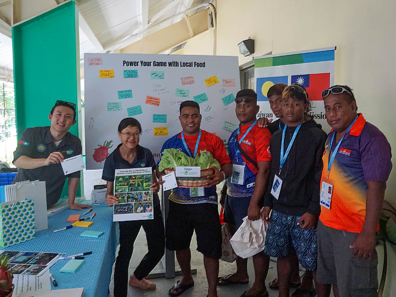 The athletes from Kiribati with a love for cabbage