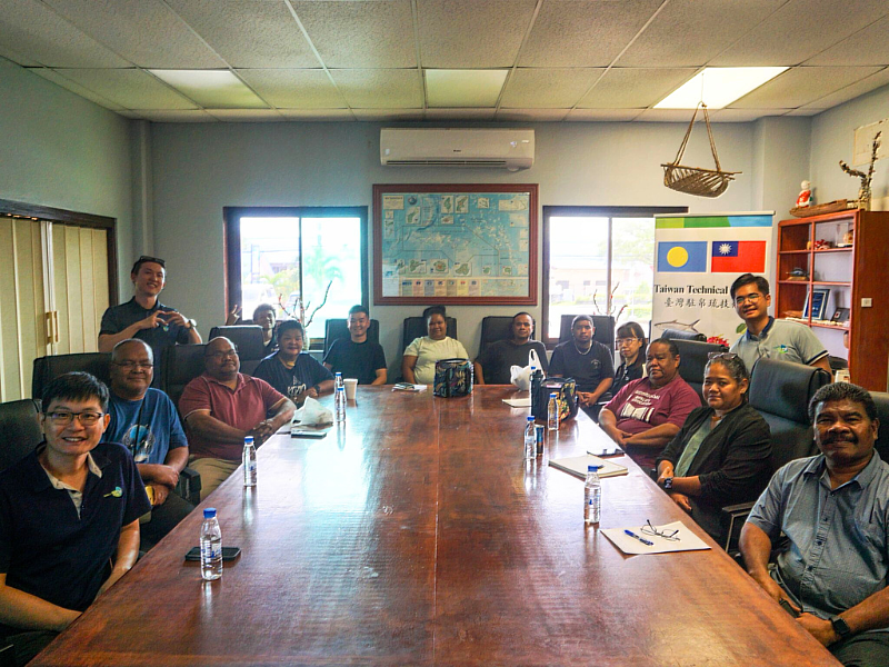 The Taiwan Technical Mission in Palau held a “Menu Information and Website Development Workshop,” inviting staff from the Palau Ministry of Education to participate.