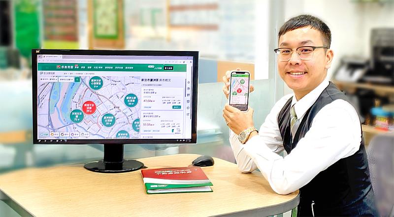 「生活圈找屋」能有效協助使用者快速掌握區域機能，對於房仲在服務客戶上也相當有幫助，圖為信義房屋蘆洲長榮店專案執行協理張祐豪。