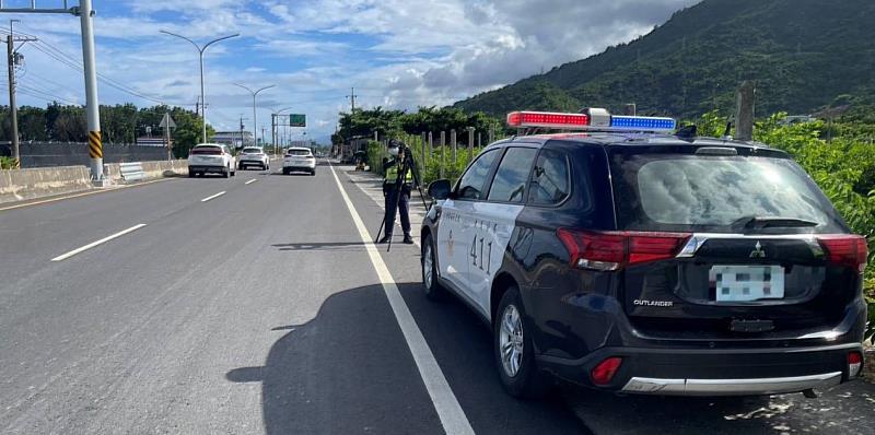 遏止道路隱形殺手，臺東警方持續加強取締交通違規，守護民眾用路安全