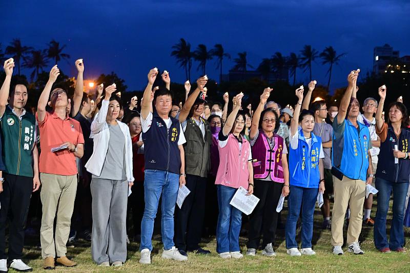 「敬拜讚美平安祭」祈求平安與希望 饒慶鈴提醒民眾注意玩水安全
