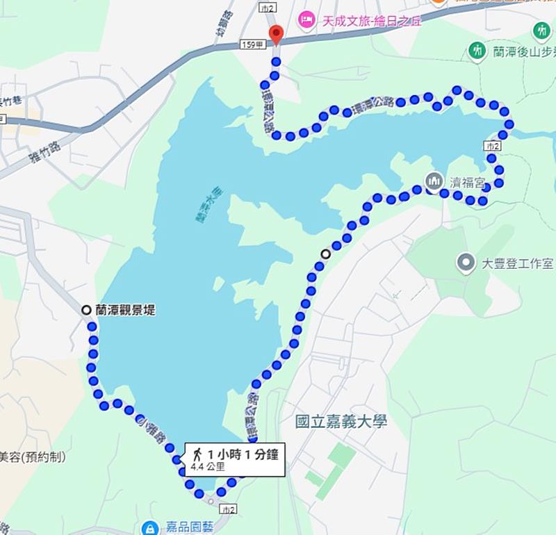 0_蘭潭環潭道路即日起全線封閉
