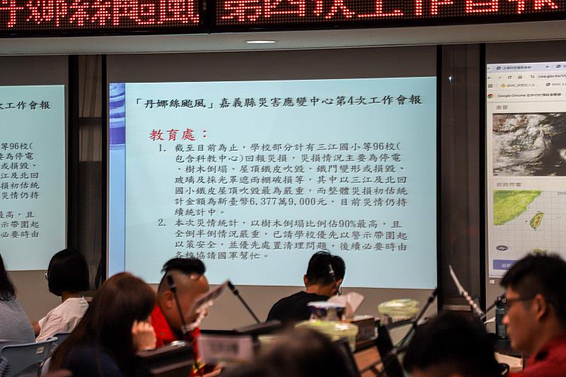 嘉義縣丹娜絲颱風災損達5億,縣府啟動多面向復原作業-5