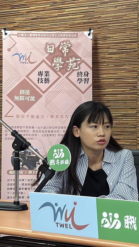 詠昊保險代理人股份有限公司業務經理高瑜君受訪