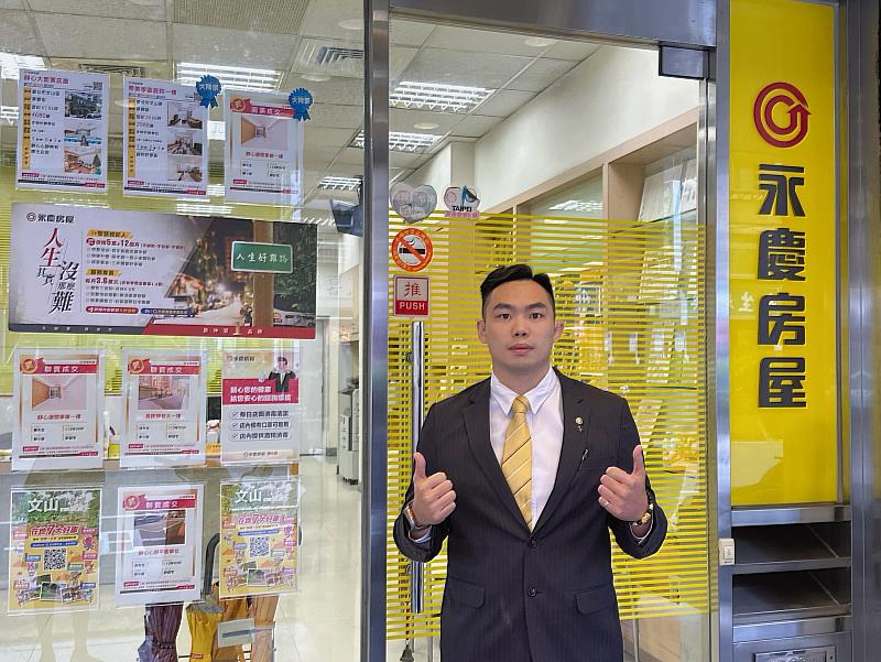 前柔道國手高銓彣轉職永慶房屋挑戰房仲業務工作,創下年收破200萬紀錄。