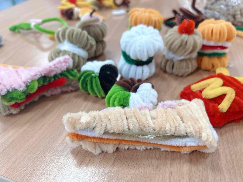 孩童手作成品