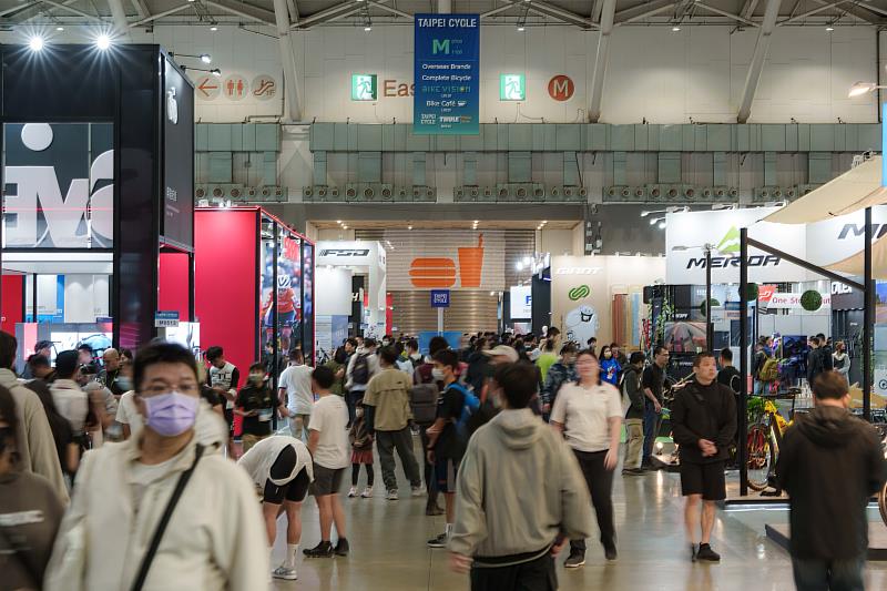 2026台北國際自行車展將於3月25至28日在南港展覽館盛大登場，匯聚全球 1,000+ 參展商、3,600+ 攤位。(貿協提供)