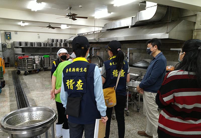 臺東縣府跨局處校園午餐稽查抽驗專案結果出爐 抽驗均合格